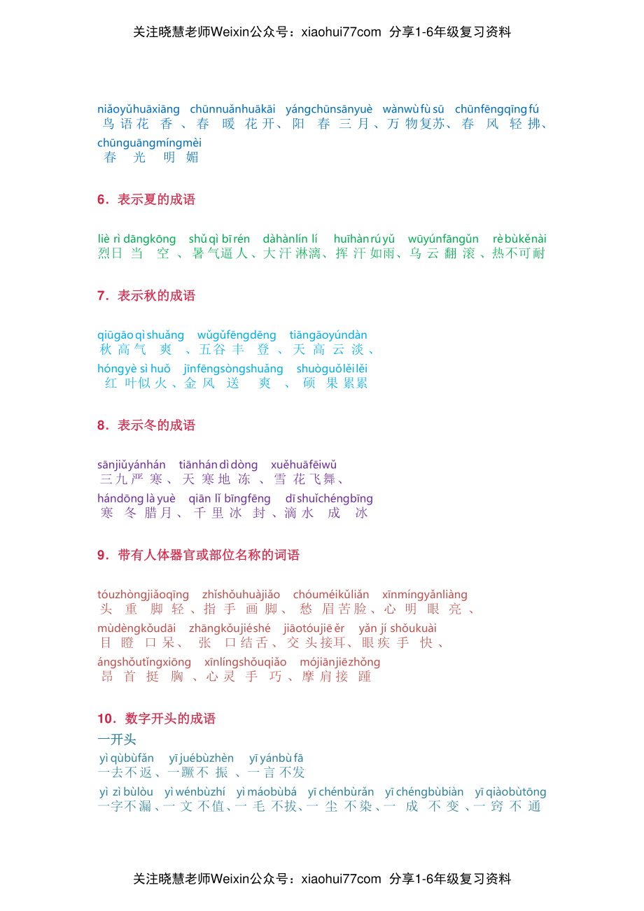 小学语文词语分类大全带拼音小学一年级下册.pdf_第2页