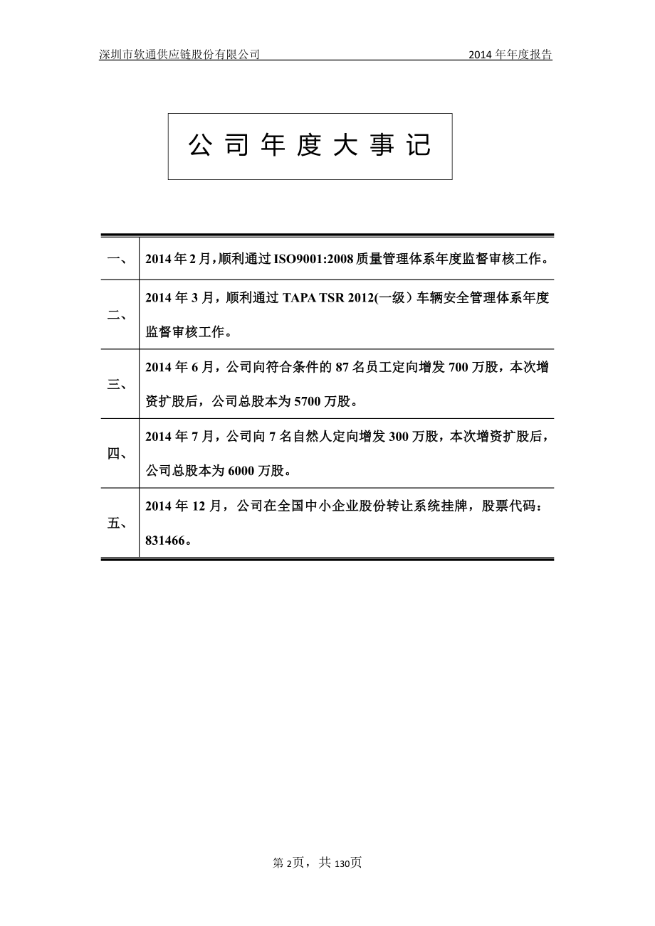 831466_2014_软通股份_2014年年度报告_2015-03-24.pdf_第2页