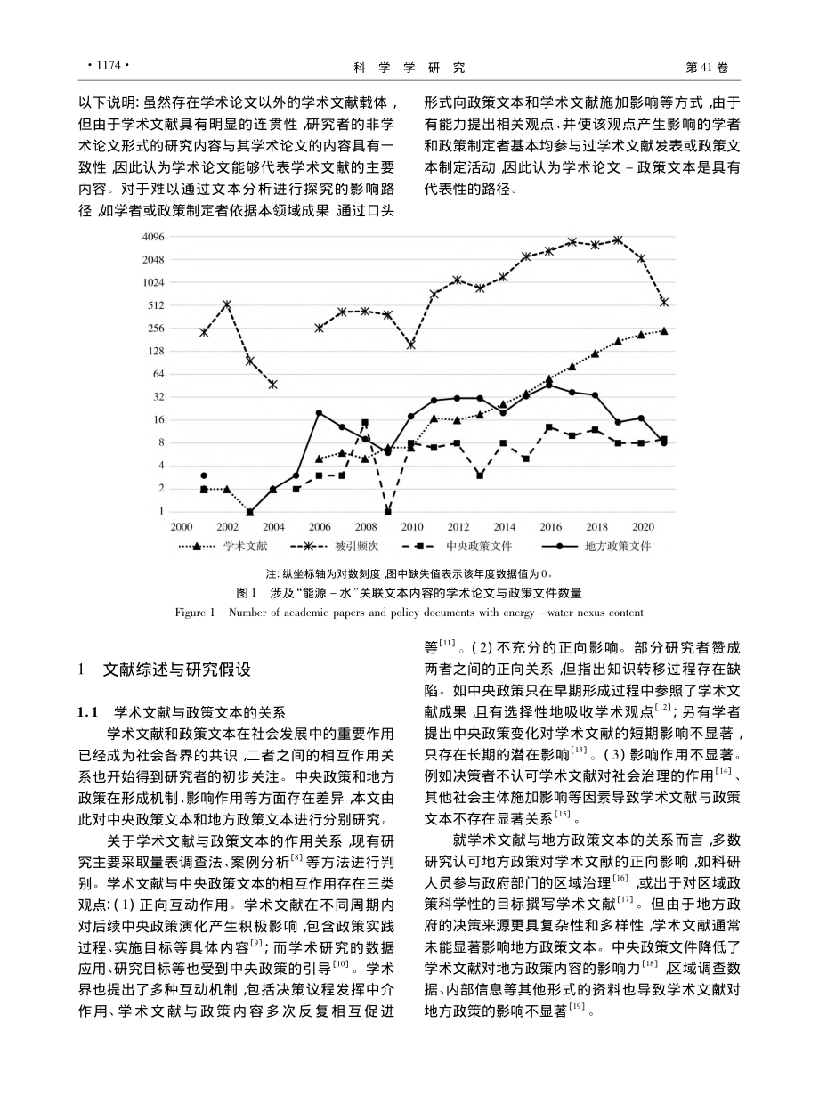 学术文献与政策文本是否相互...”关联领域的面板VAR分析_李崇茂.pdf_第2页