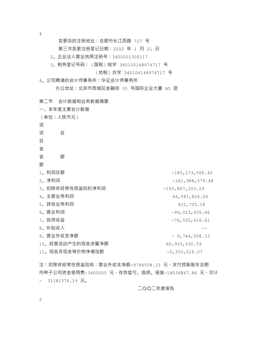 000713_2002_丰乐种业_丰乐种业2002年年度报告_2003-04-24.txt_第3页