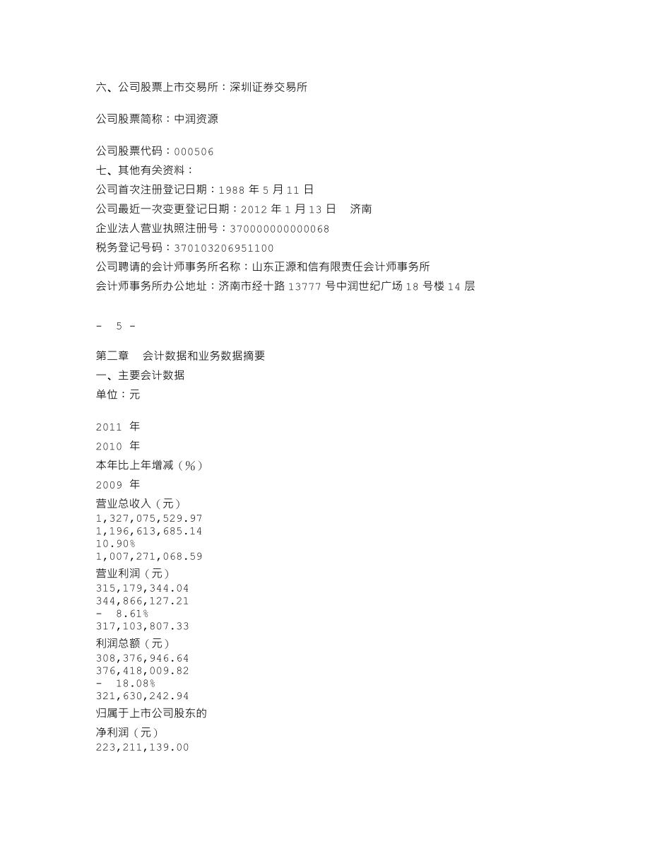 000506_2011_中润资源_2011年年度报告_2012-04-23.txt_第3页