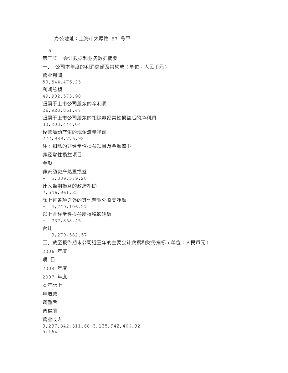 000911_2008_南宁糖业_2008年年度报告_2009-03-25.txt_第3页