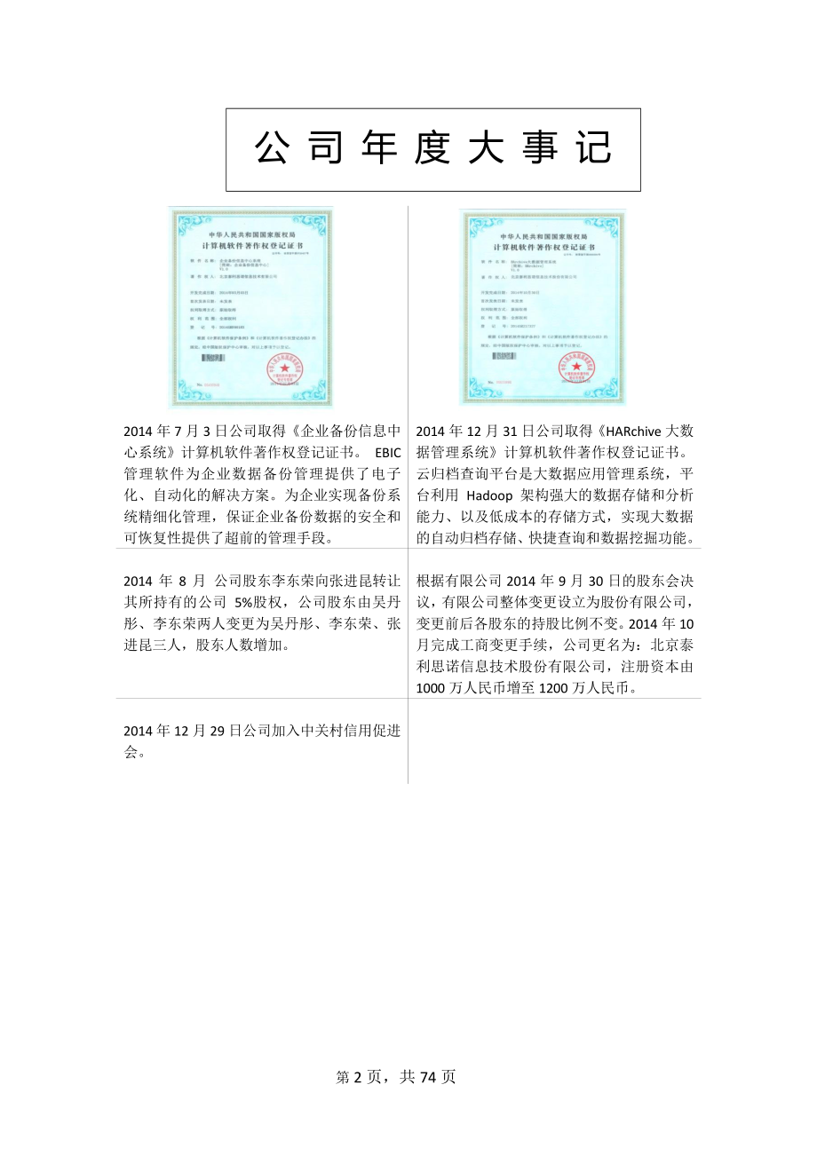 832100_2014_泰利思诺_2014年年度报告_2015-04-22.pdf_第2页