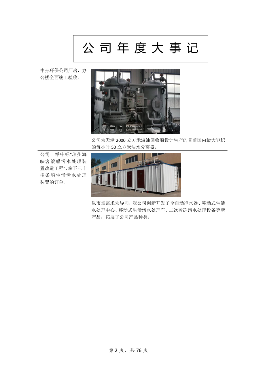 430264_2014_中舟环保_2014年年度报告_2015-03-18.pdf_第2页