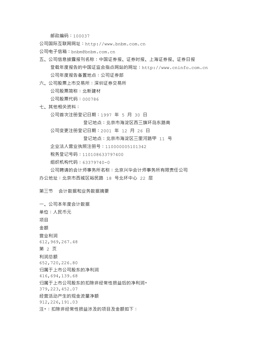 000786_2010_北新建材_2010年年度报告_2011-03-18.txt_第3页