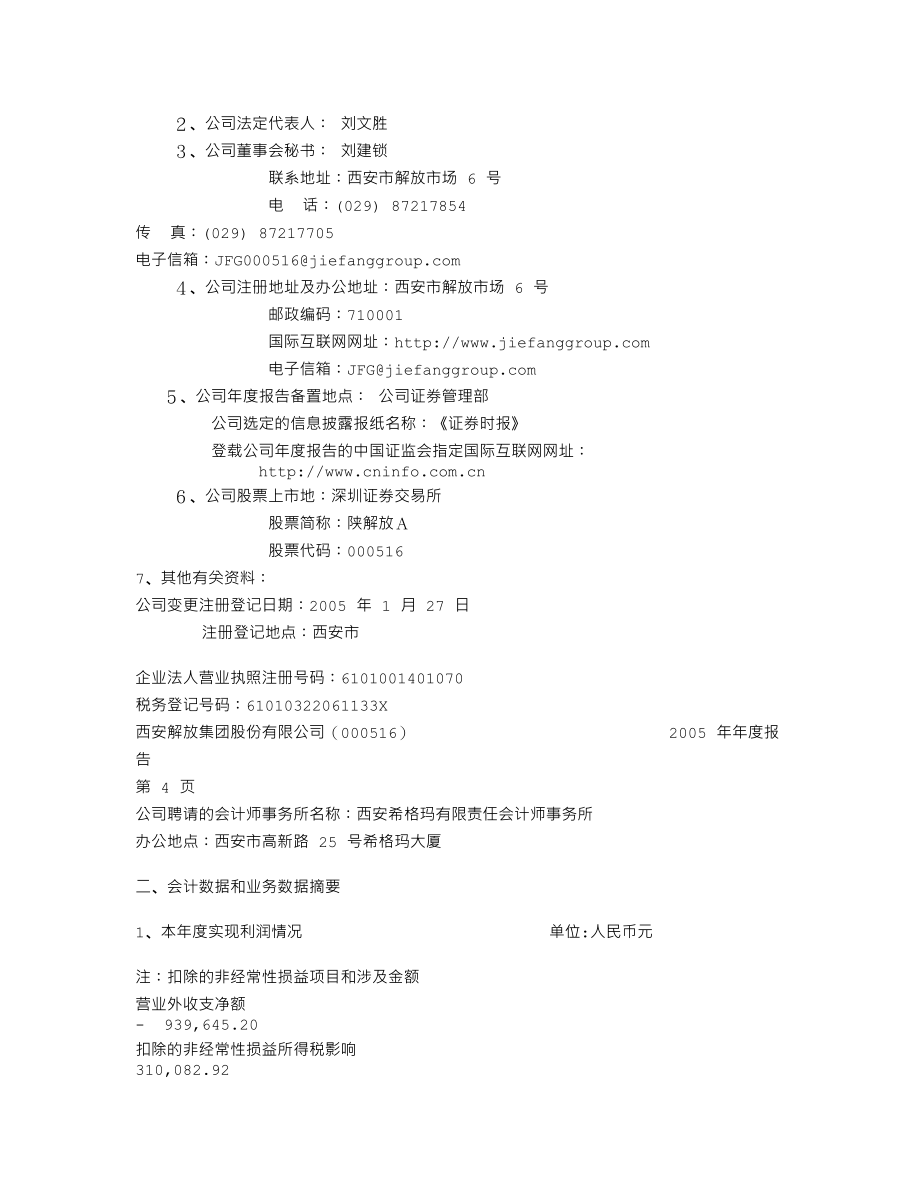 000516_2005_国际医学_陕解放A2005年年度报告_2006-03-08.txt_第3页