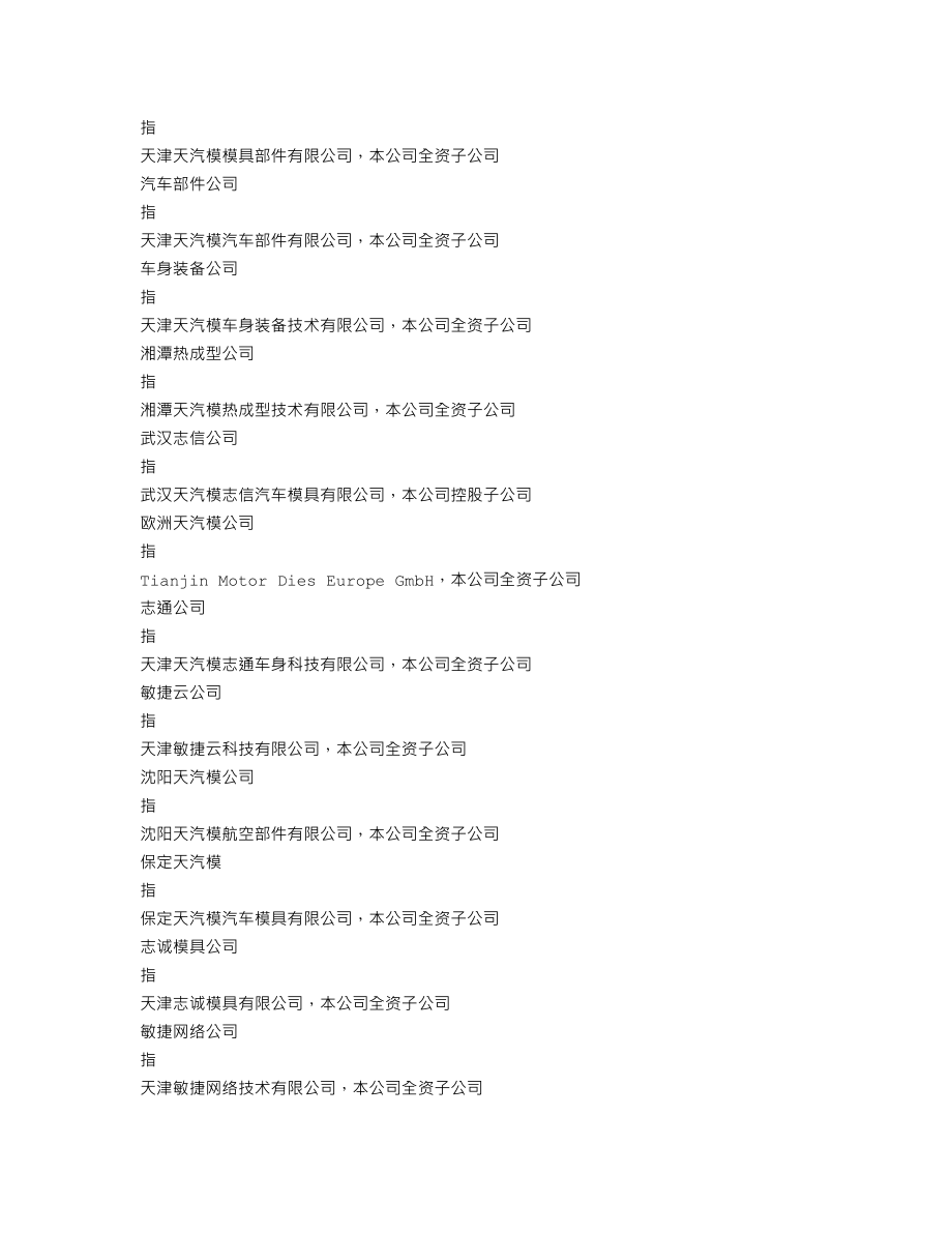 002510_2018_天汽模_2018年年度报告_2019-03-29.txt_第3页