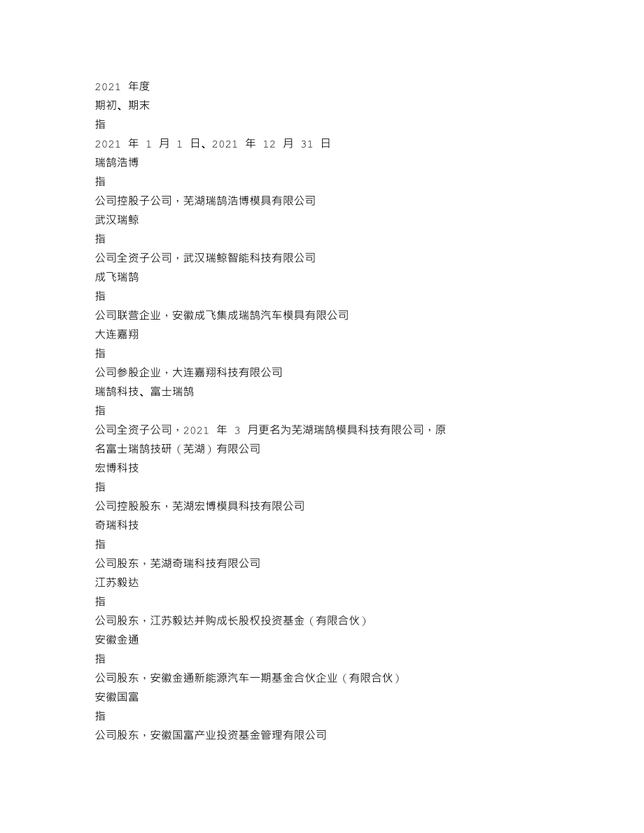 002997_2021_瑞鹄模具_2021年年度报告_2022-04-11.txt_第3页