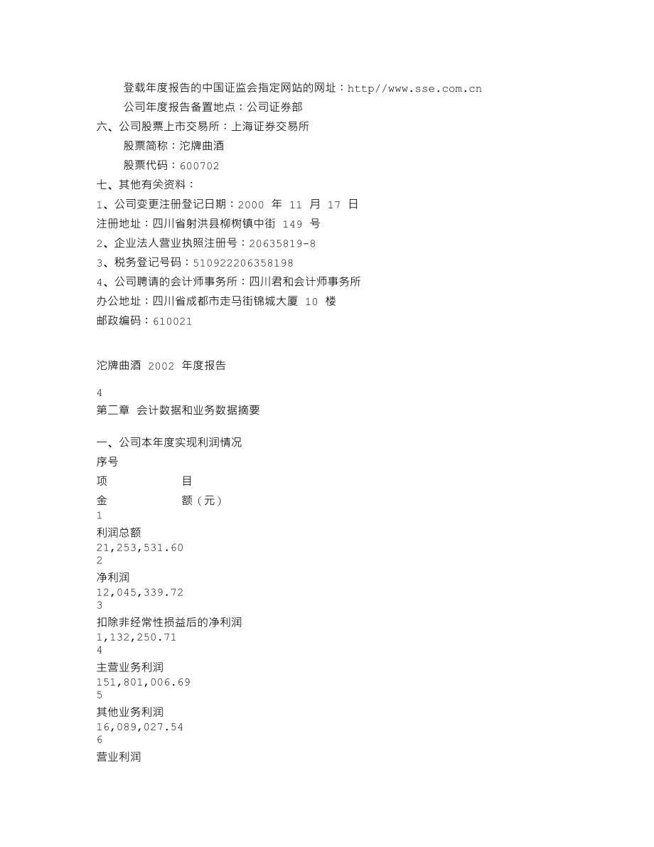 600702_2003_舍得酒业_沱牌曲酒2003年年度报告_2004-03-25.txt_第3页