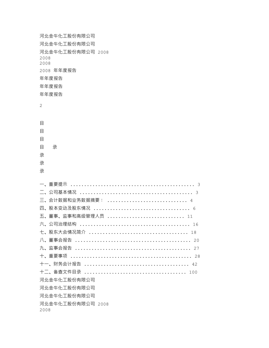 600722_2008_ST金化_2008年年度报告_2009-03-02.txt_第2页