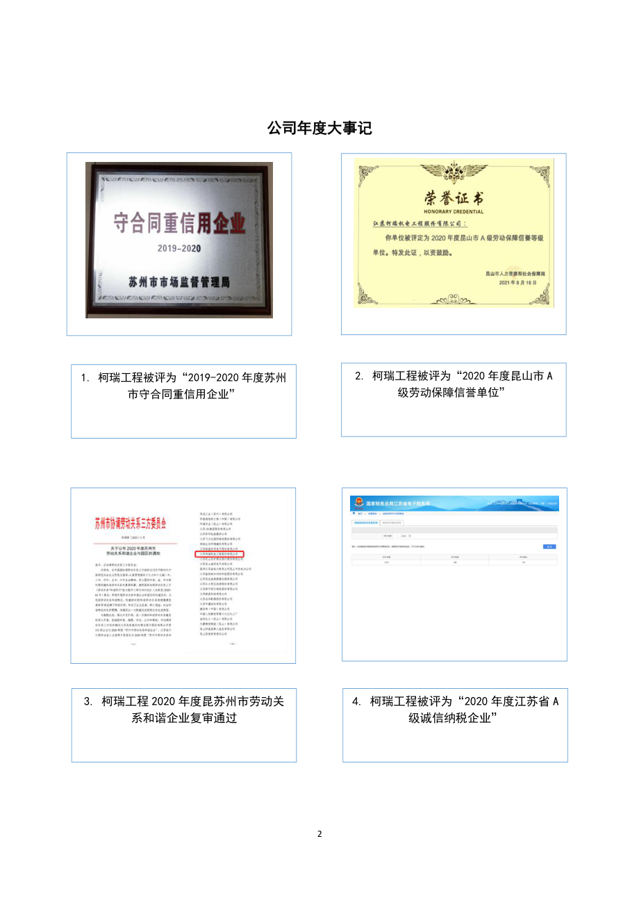 832842_2021_柯瑞工程_2021年年度报告_2022-06-23.pdf_第2页