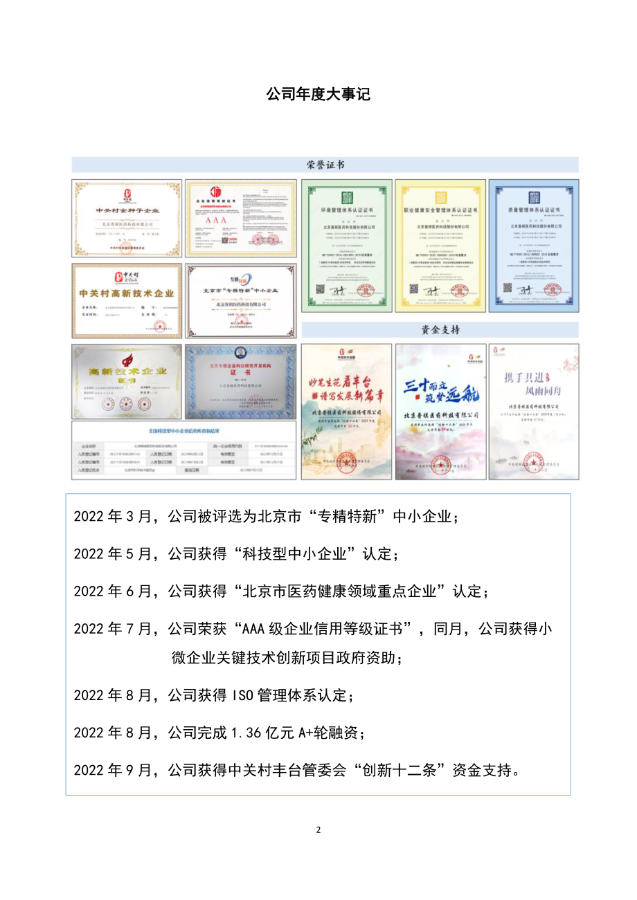 873969_2022_普祺医药_2022年年度报告_2023-04-16.pdf_第2页