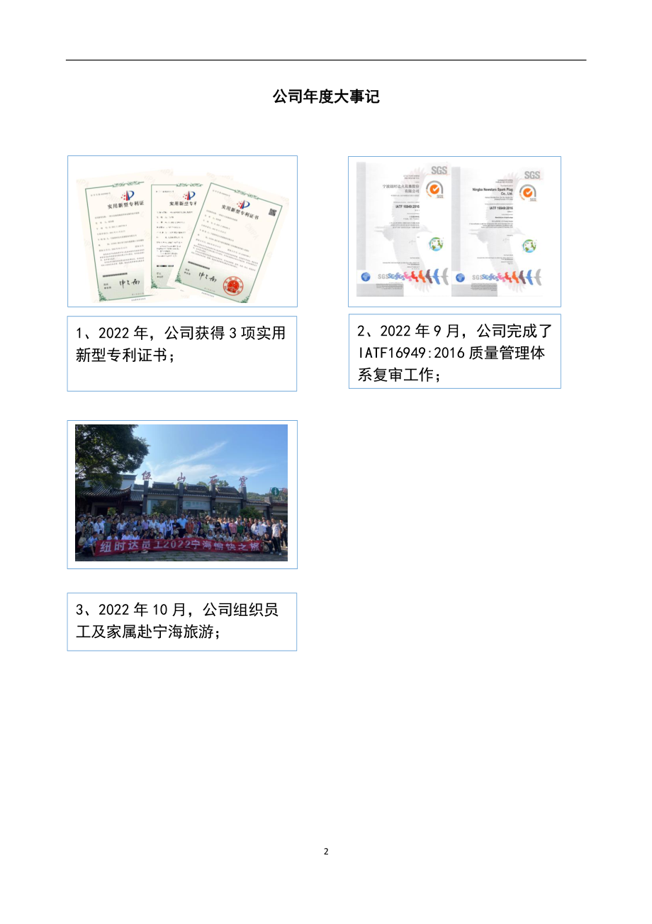 873419_2022_纽时达_2022年年度报告_2023-04-10.pdf_第2页