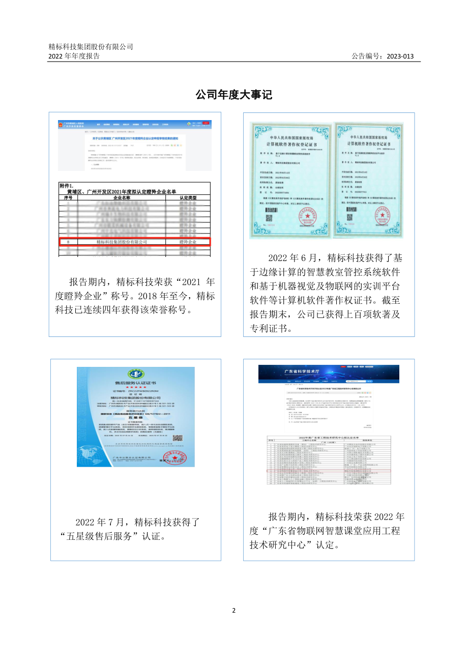 870706_2022_精标科技_2022年年度报告_2023-04-27.pdf_第2页