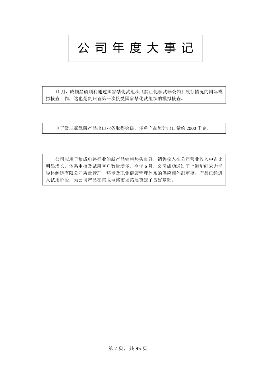 831468_2015_威顿晶磷_贵州威顿晶磷电子材料股份有限公司2015年年度报告_2016-03-30.pdf_第2页