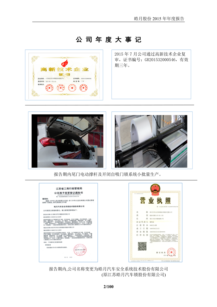 832803_2015_皓月股份_2015年年度报告_2016-04-13.pdf_第2页