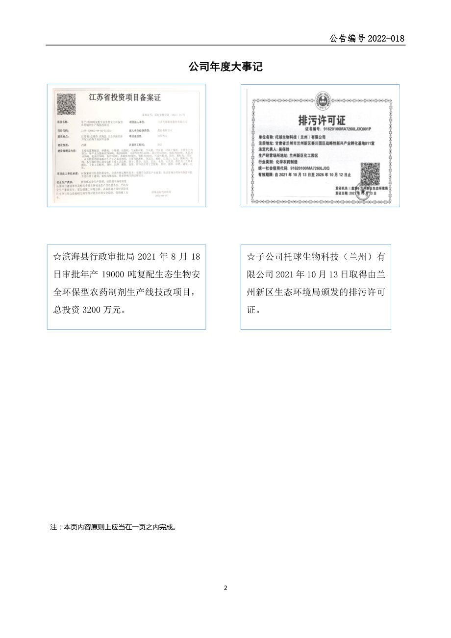 836190_2021_托球股份_2021年年度报告_2022-04-28.pdf_第2页