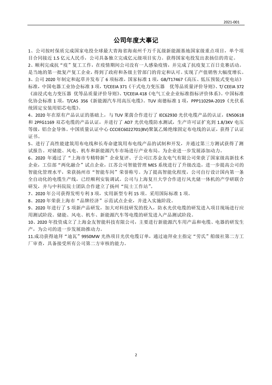 830994_2020_金友智能_2020年年度报告_2021-04-27.pdf_第2页