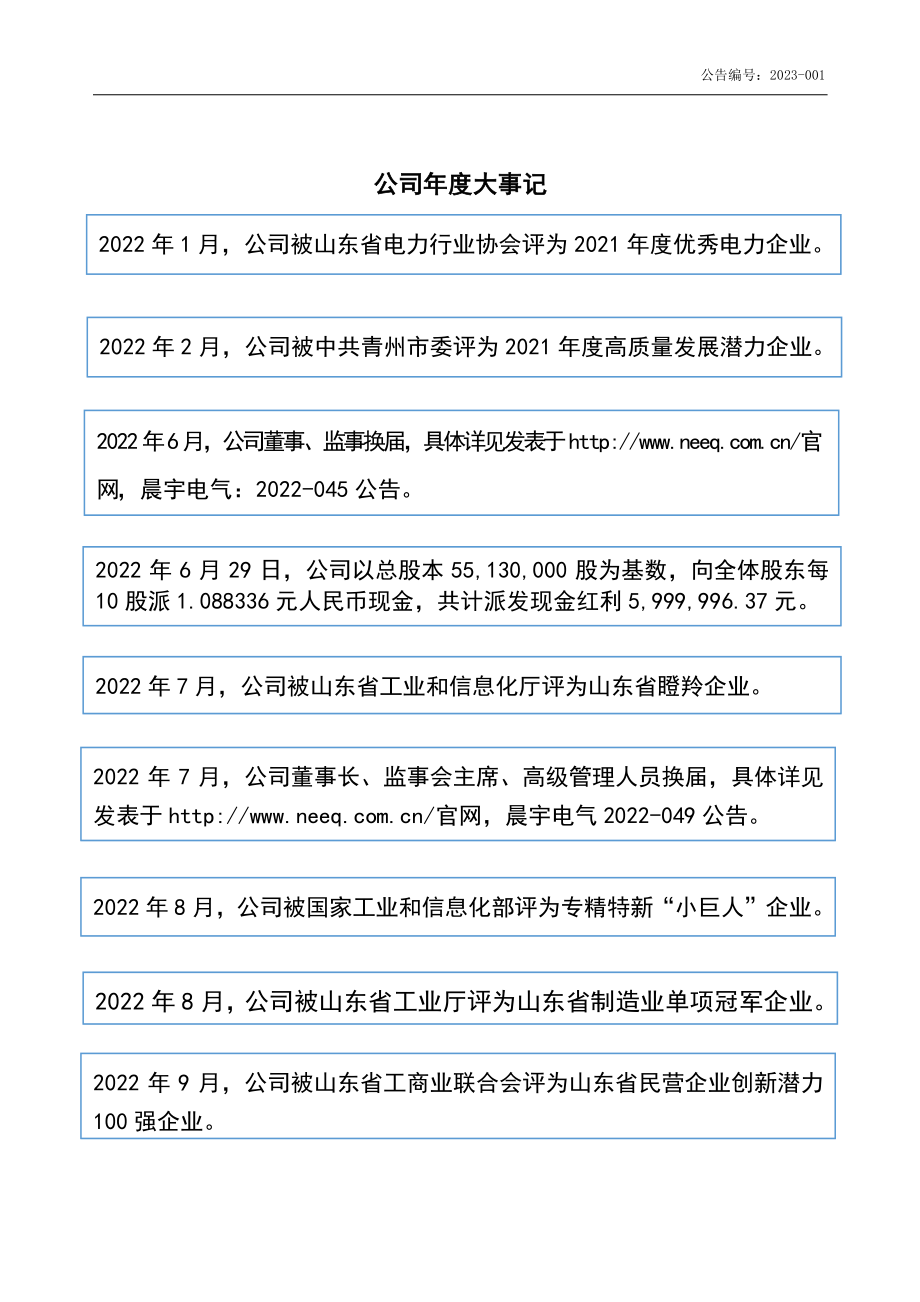 831957_2022_晨宇电气_2022年年度报告_2023-04-25.pdf_第2页