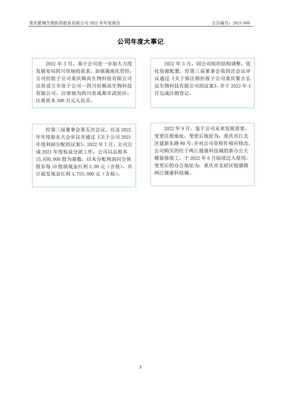 833866_2022_紫翔生物_2022年年度报告_2023-03-06.pdf_第2页