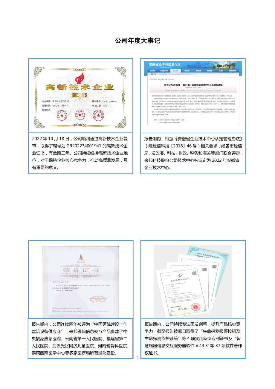 836888_2022_来邦科技_2022年年度报告_2023-04-24.pdf_第2页