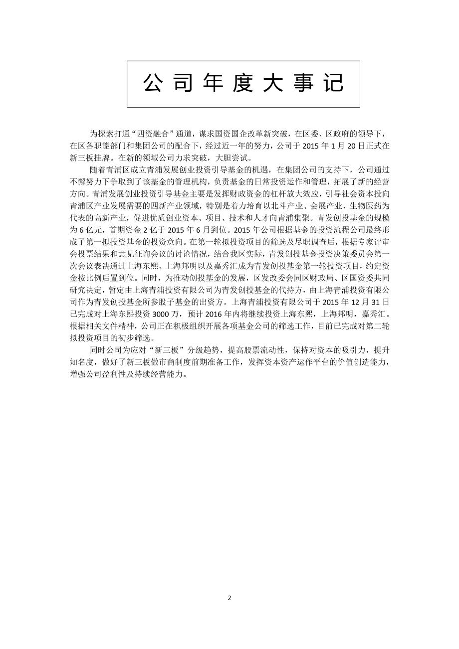 831711_2015_青浦资产_2015年年度报告_2016-03-29.pdf_第2页