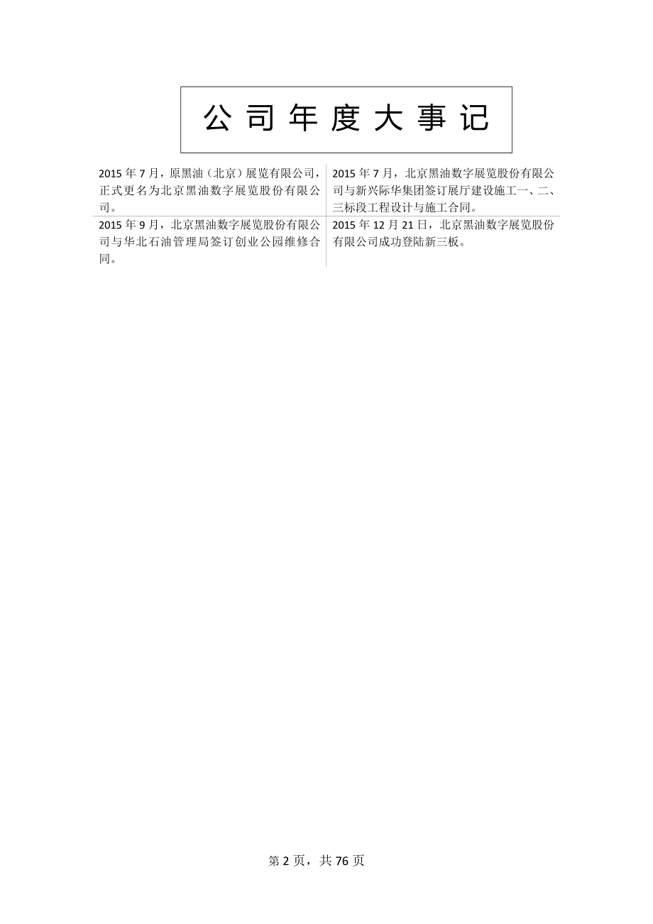 835058_2015_黑油展览_2015年年度报告_2016-04-13.pdf_第2页