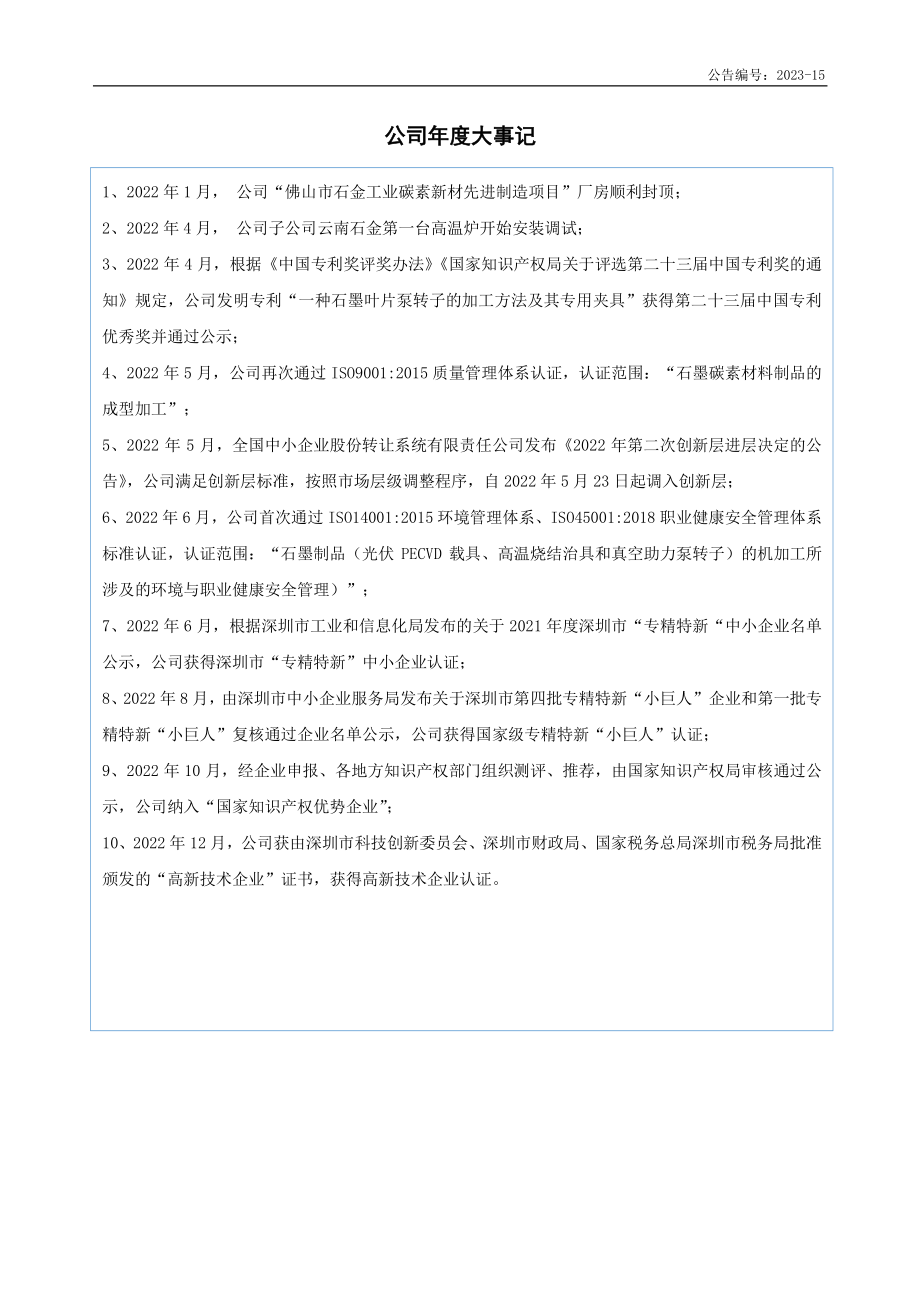 833069_2022_石金科技_2022年年度报告_2023-04-23.pdf_第2页