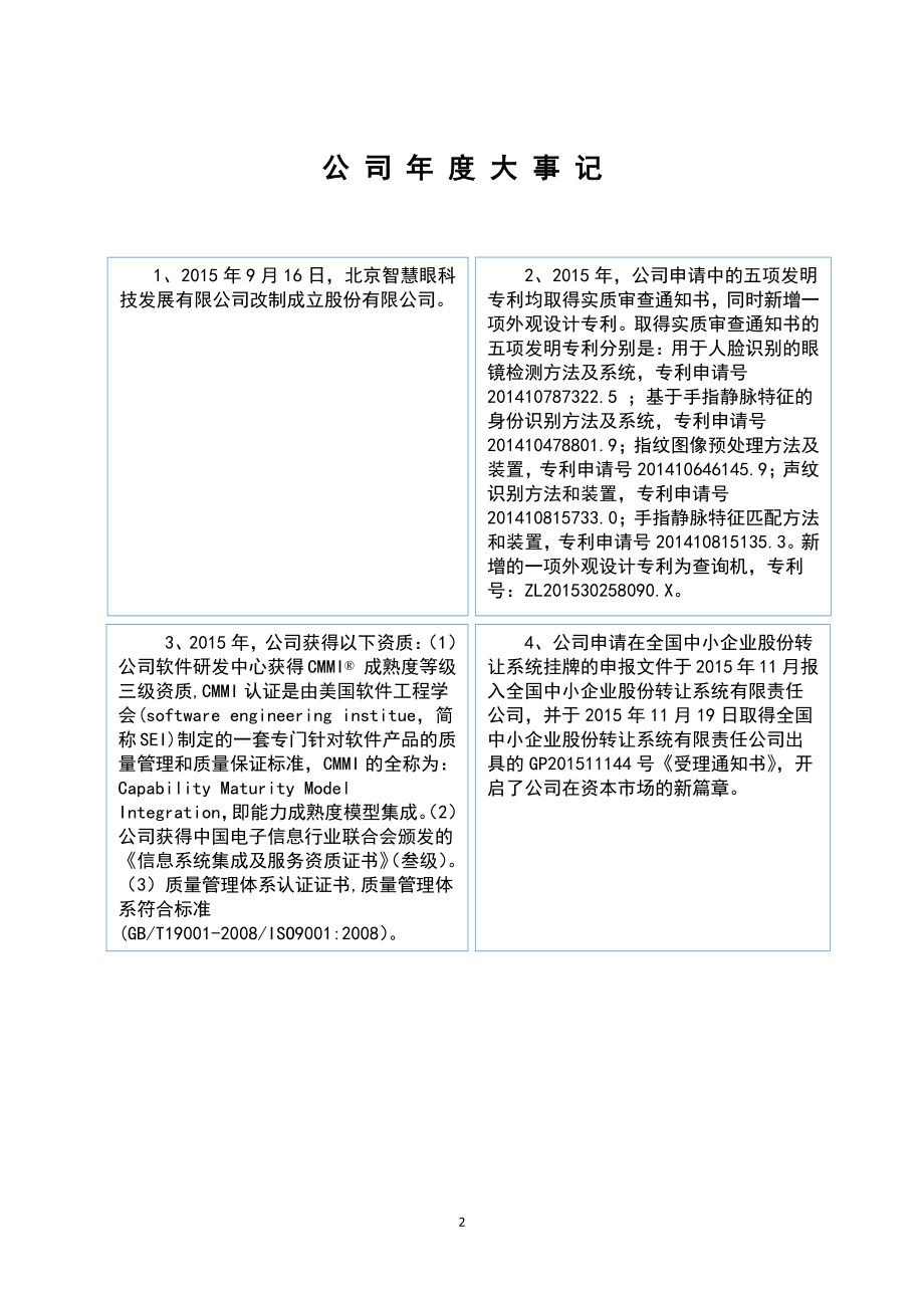 836147_2015_智慧眼_2015年年度报告_2016-04-19.pdf_第2页