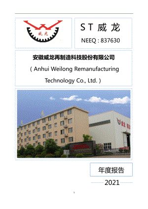 837630_2021_ST威龙_2021年年度报告_2022-05-26.pdf