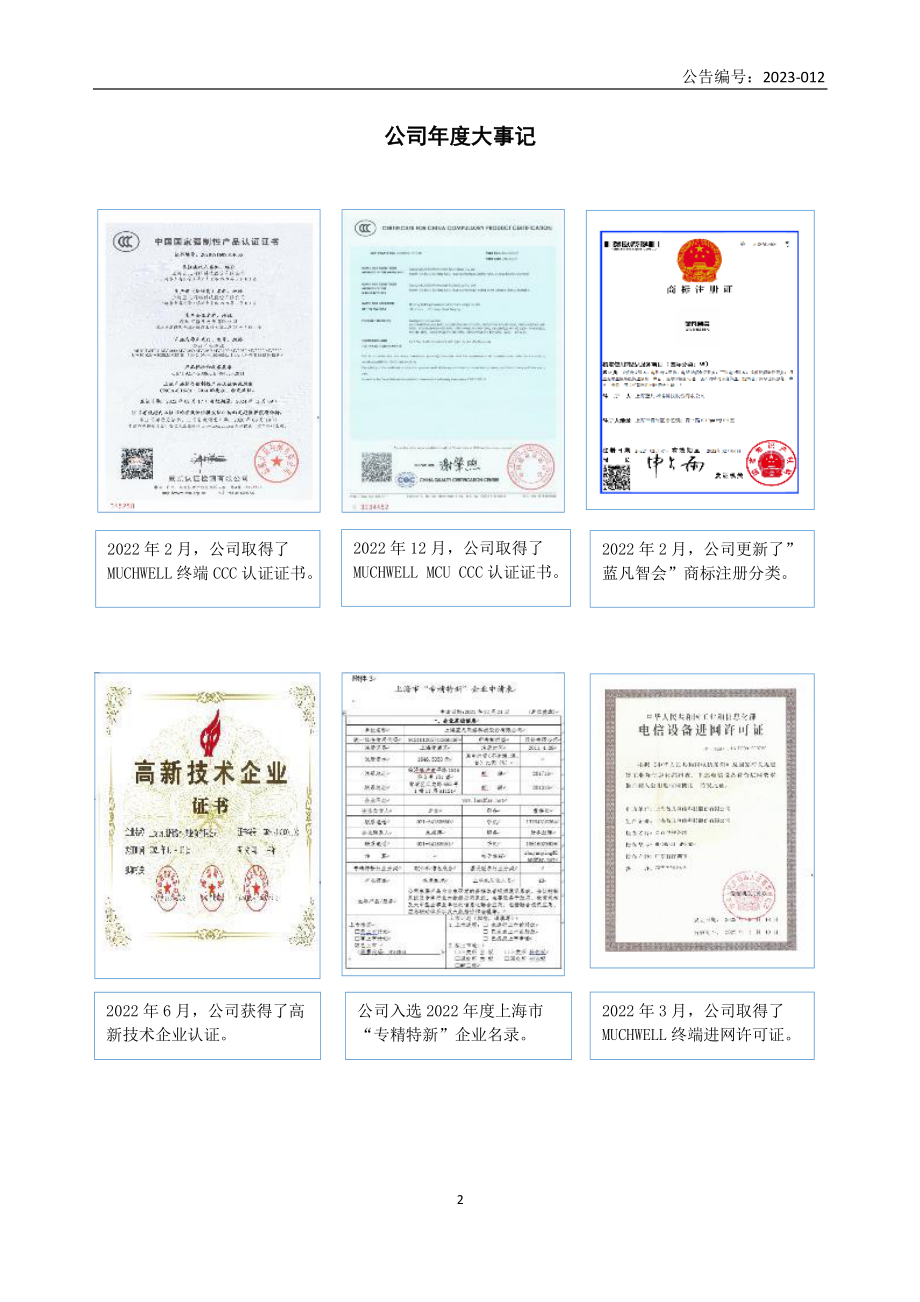 870304_2022_蓝凡科技_2022年年度报告_2023-04-23.pdf_第2页