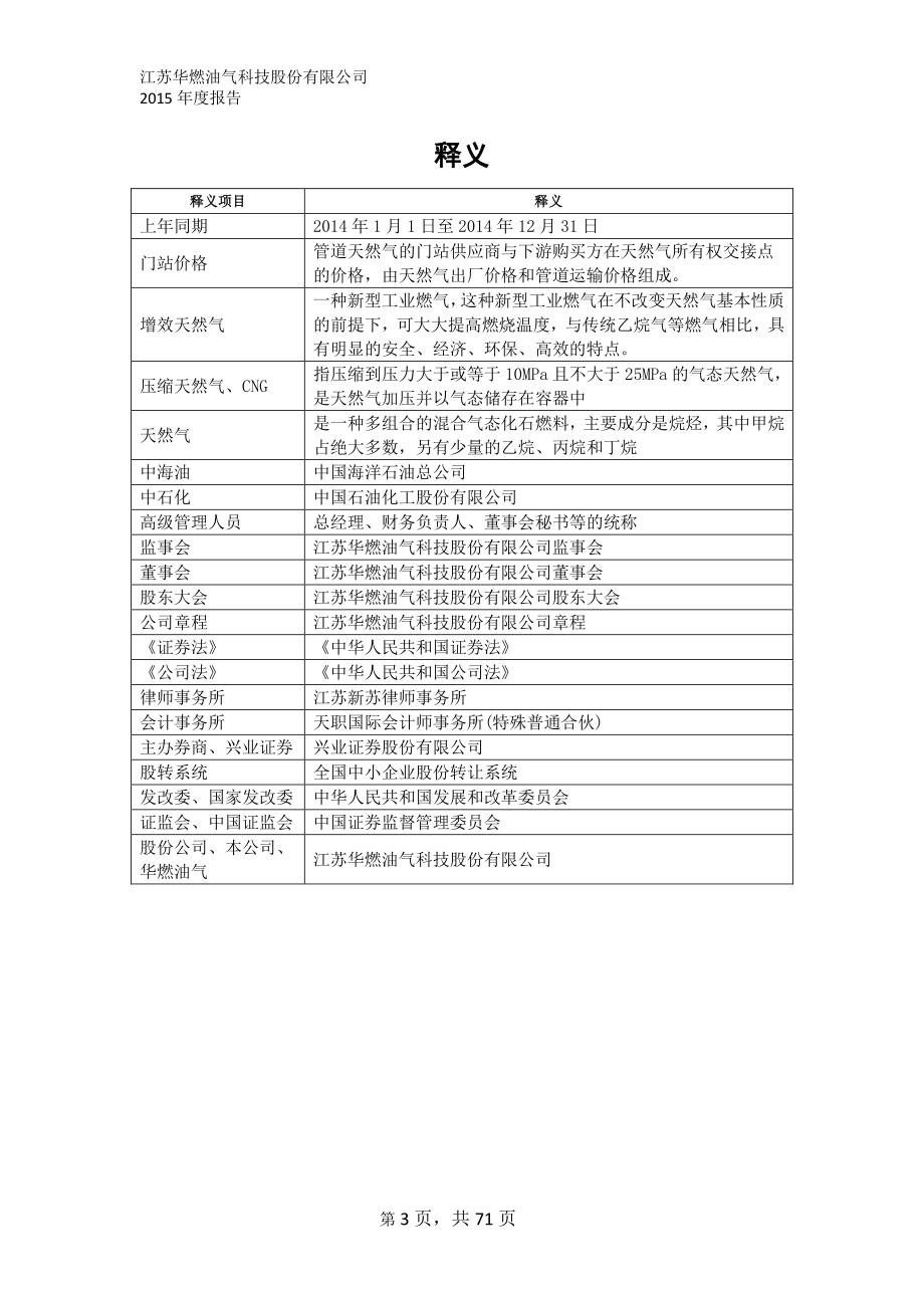 832203_2015_华燃油气_2015年年度报告_2016-07-28.pdf_第3页