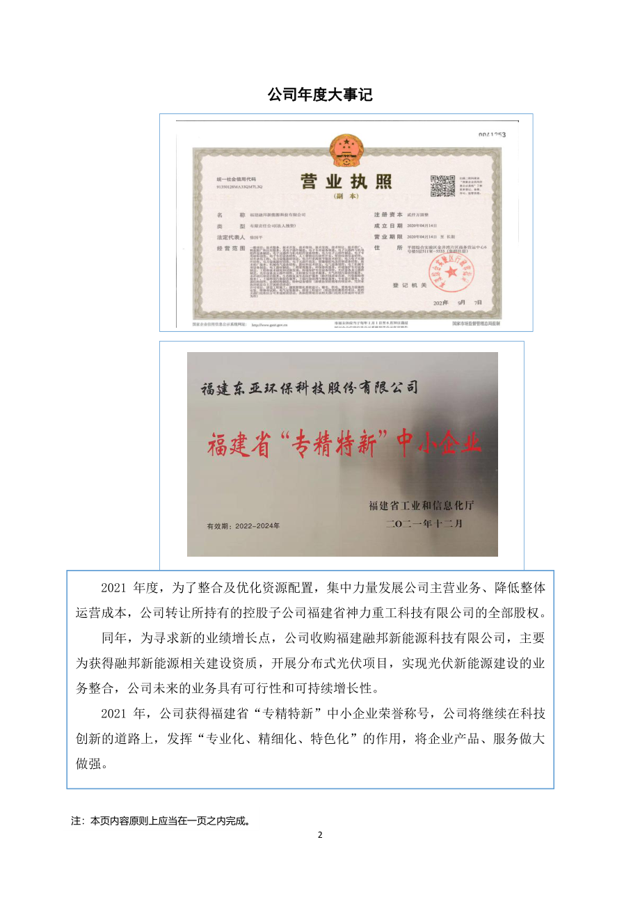 871081_2021_东亚股份_2021年年度报告_2022-06-29.pdf_第2页