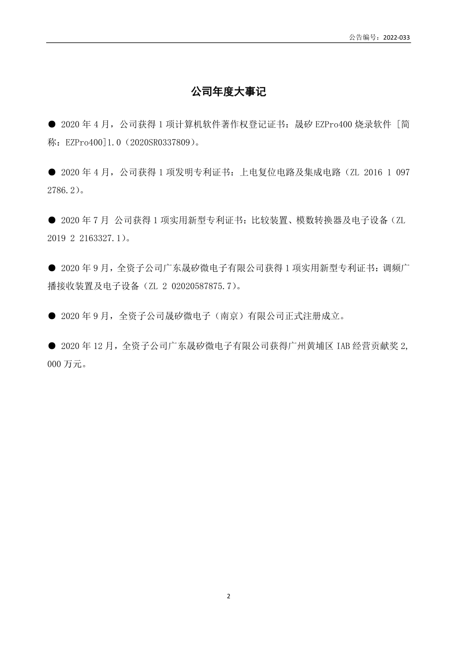 430276_2020_晟矽微电_2020年年度报告_2022-04-11.pdf_第2页