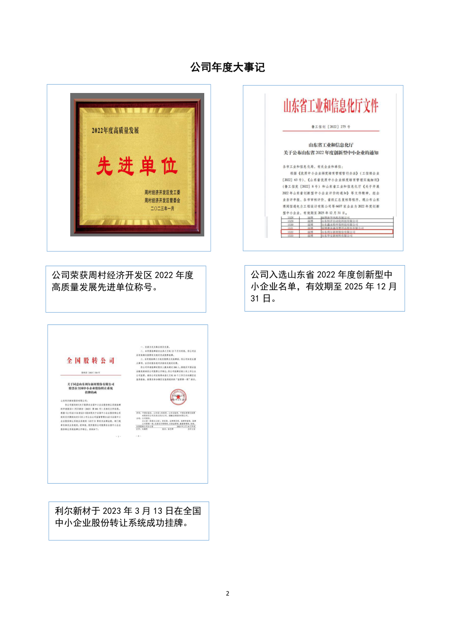 873961_2022_利尔新材_2022年年度报告_2023-04-26.pdf_第2页