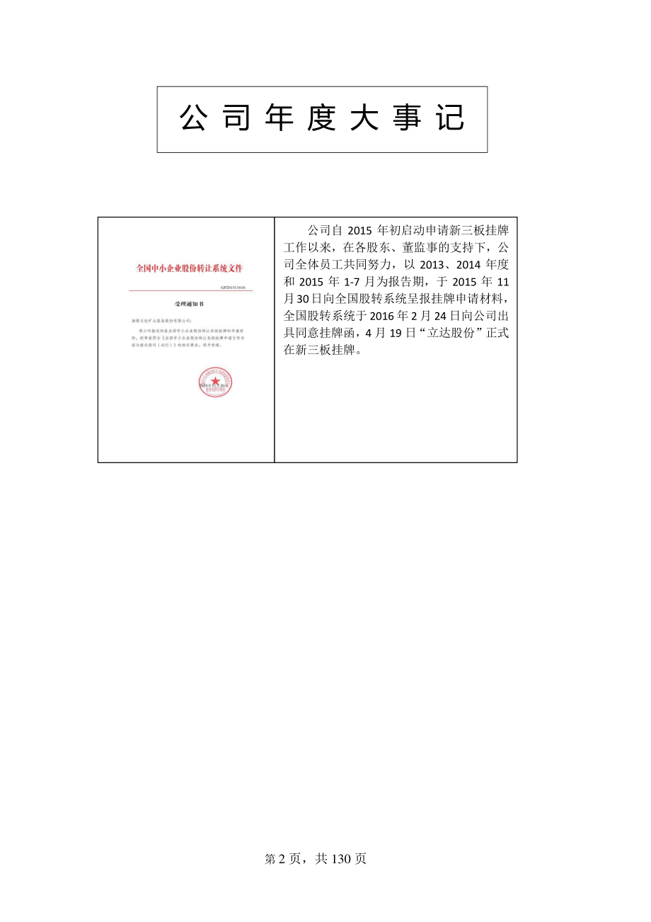 836605_2015_立达股份_2015年年度报告_2016-04-20.pdf_第2页