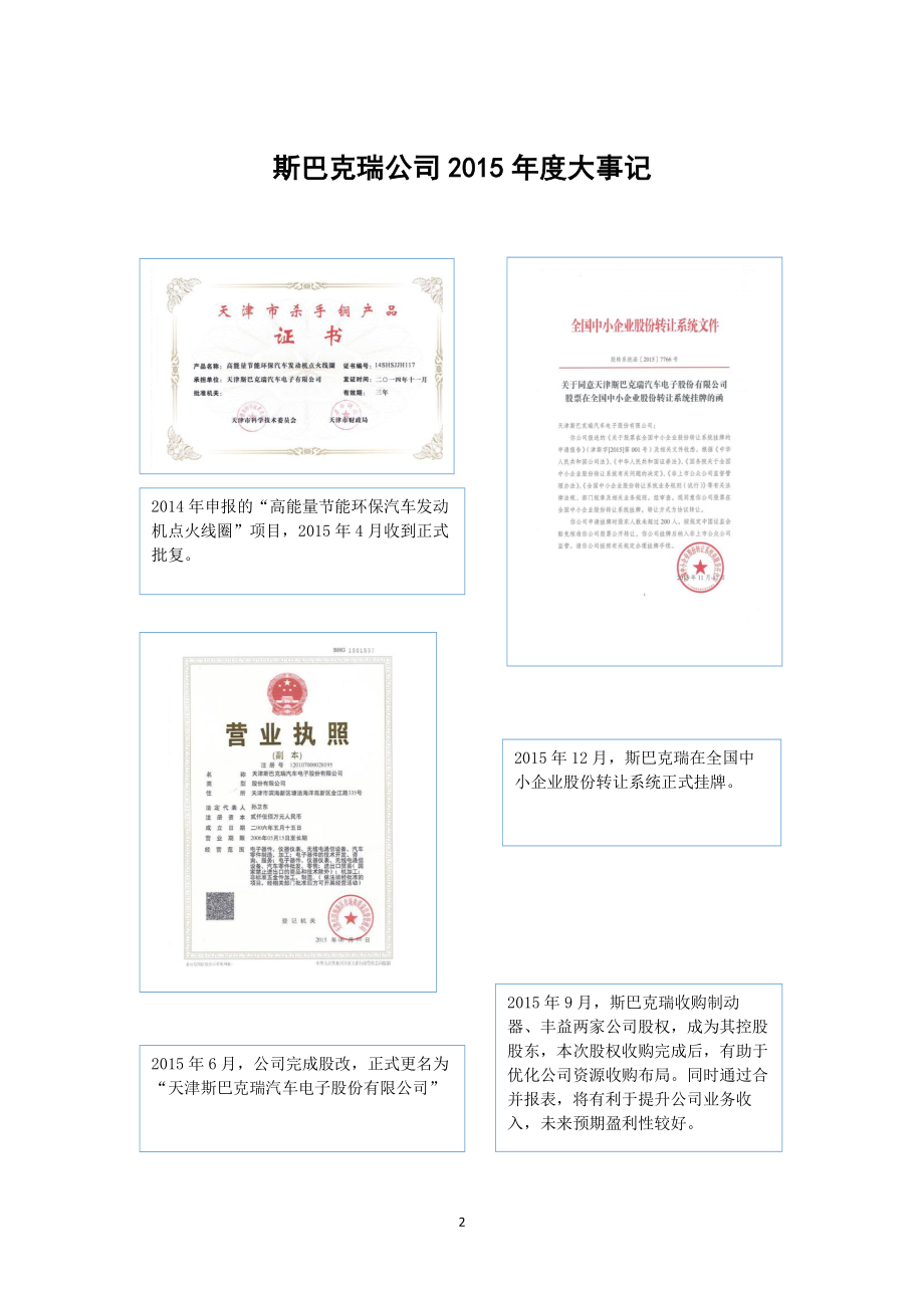 834552_2015_斯巴克瑞_2015年年度报告_2016-04-14.pdf_第2页