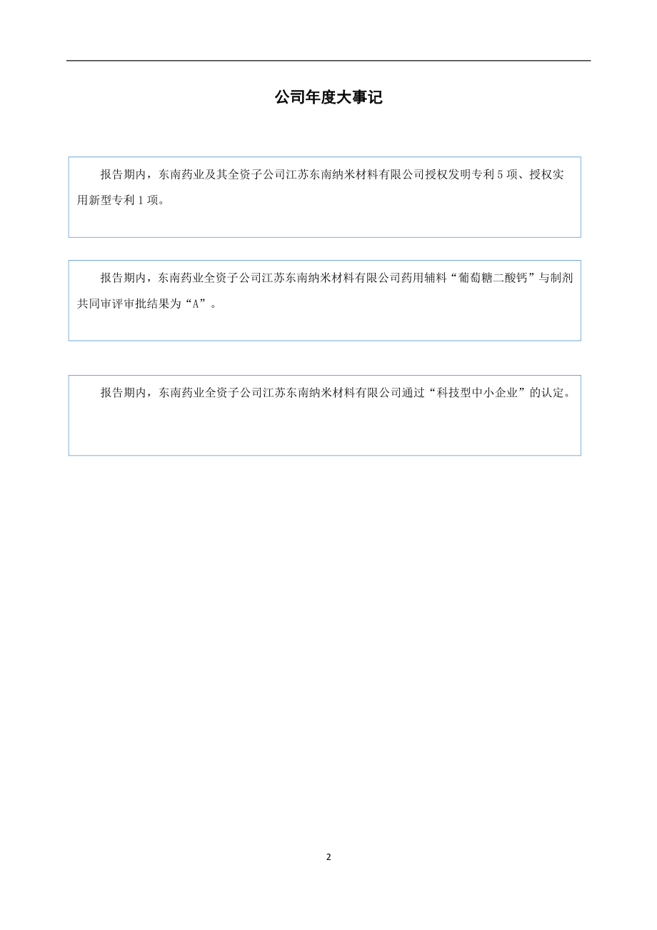 831869_2022_东南药业_2022年年度报告_2023-04-11.pdf_第2页