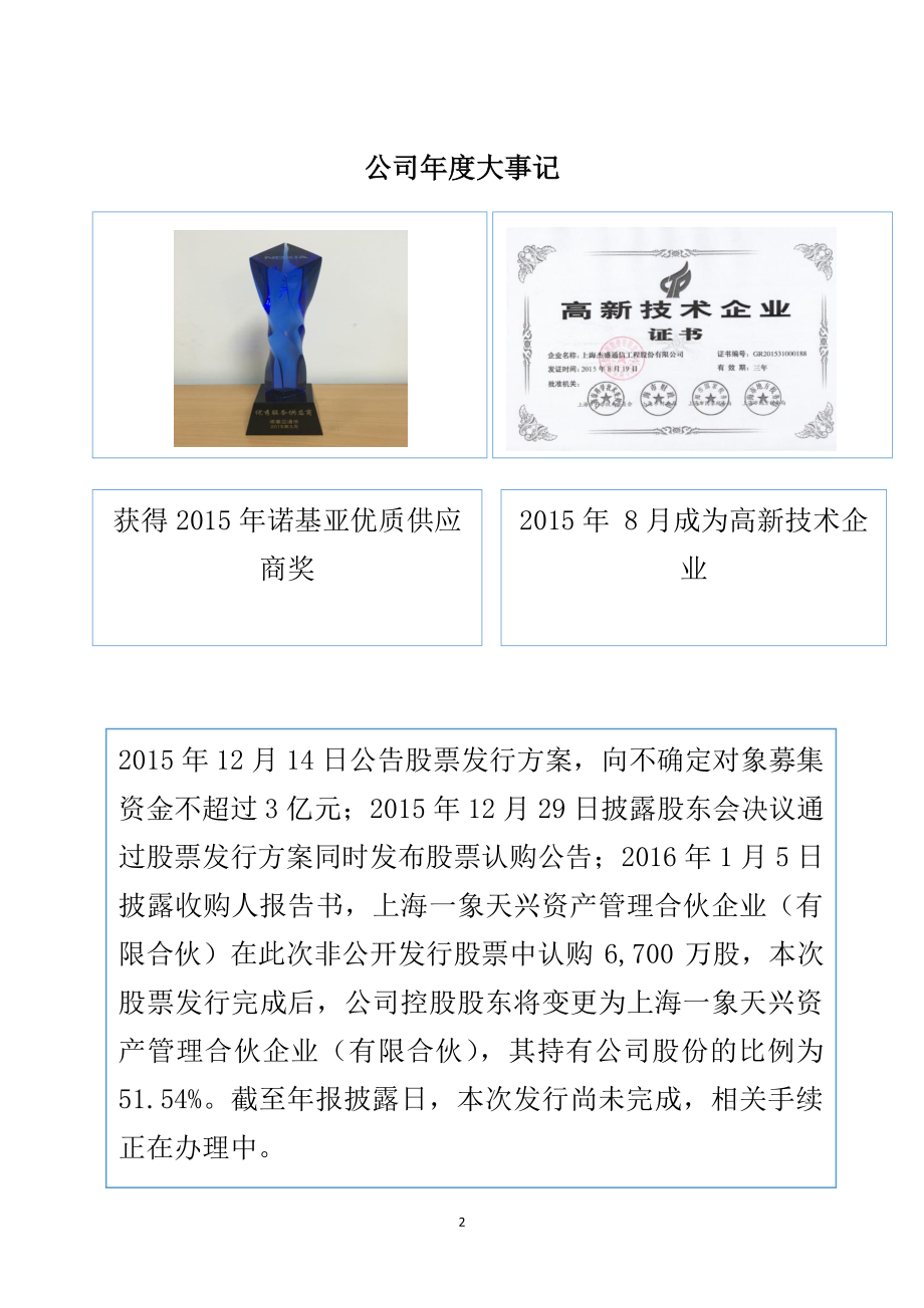 831113_2015_杰盛通信_2015年年度报告_2016-03-21.pdf_第2页