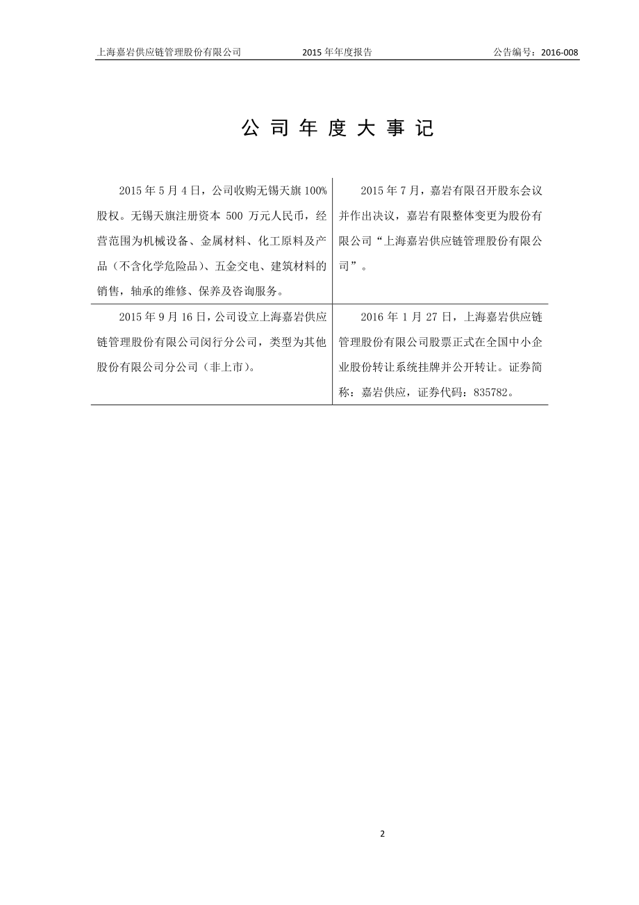 835782_2015_嘉岩供应_2015年年度报告_2016-04-18.pdf_第2页