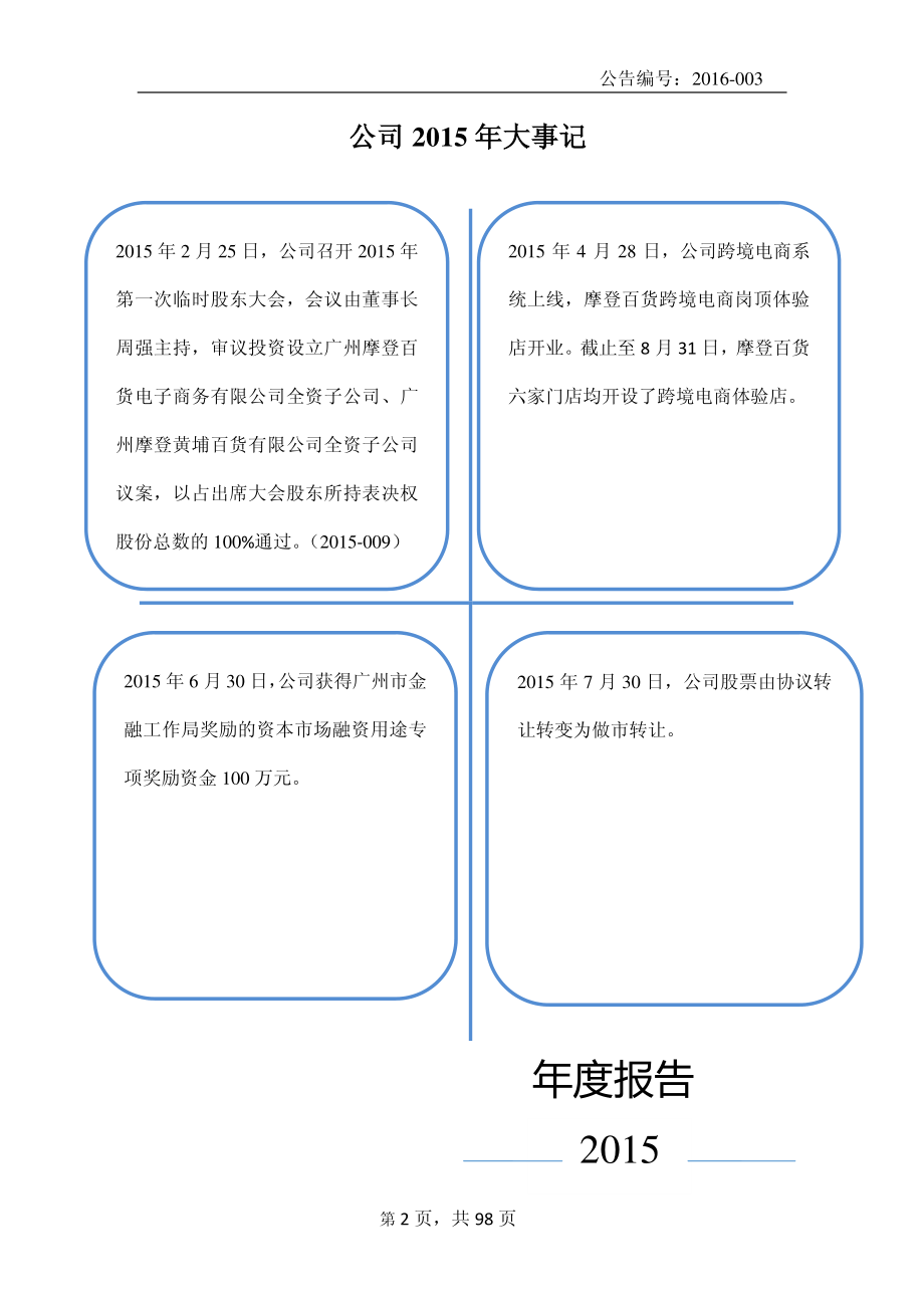 430689_2015_摩登百货_2015年年度报告_2016-04-11.pdf_第2页