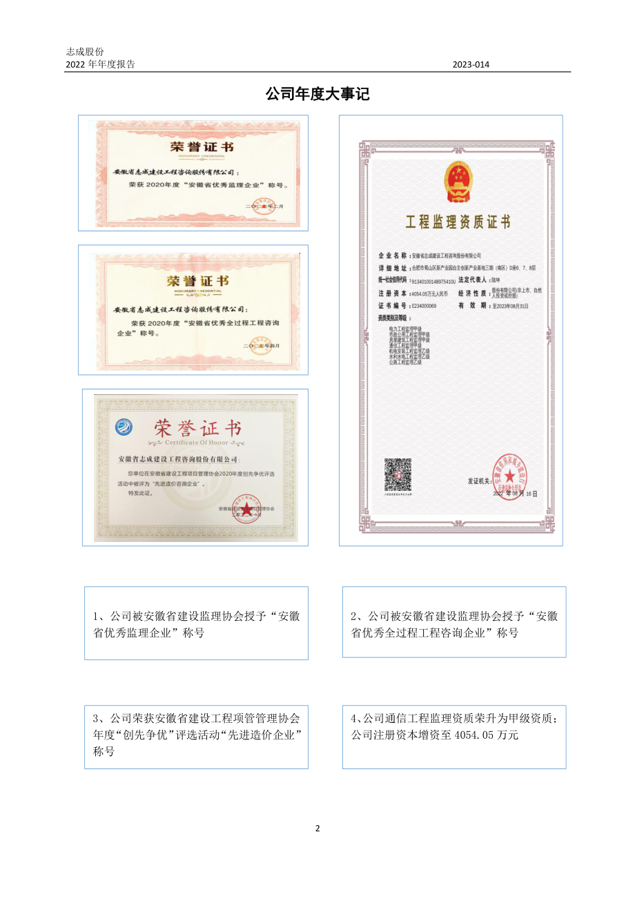 833816_2022_志成股份_2022年年度报告_2023-04-24.pdf_第2页