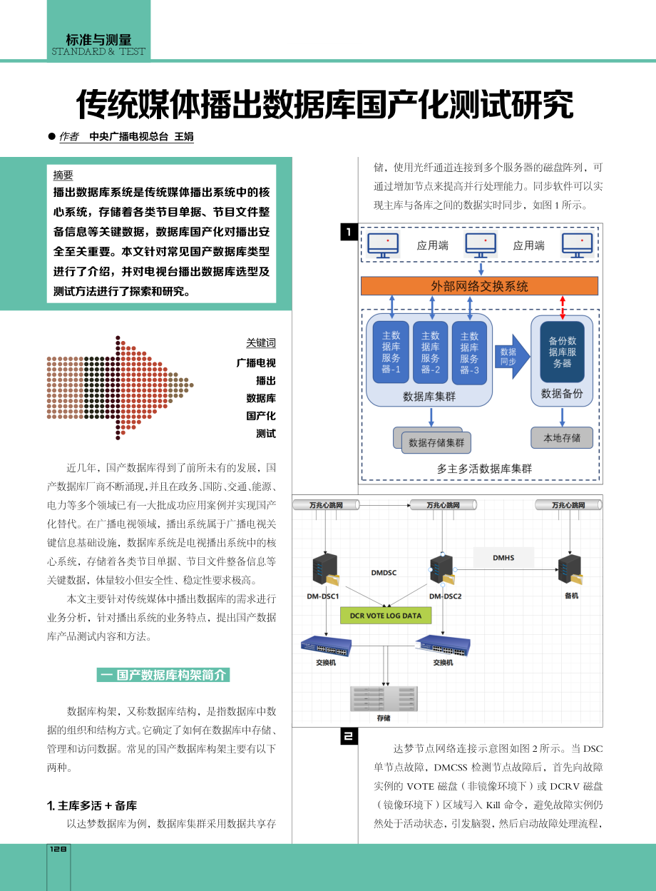 传统媒体播出数据库国产化测试研究.pdf_第1页