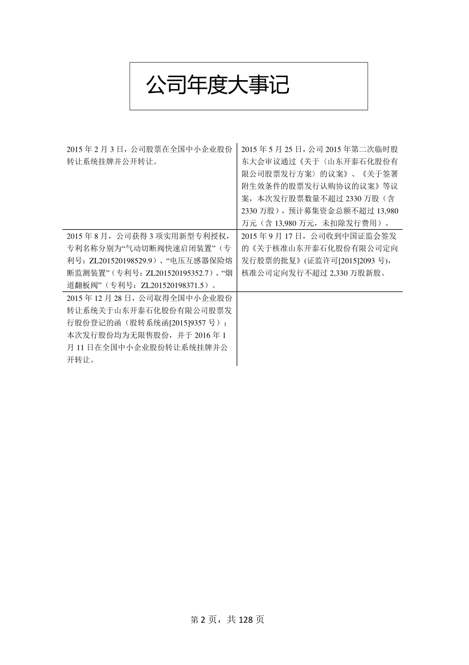 831928_2015_开泰石化_2015年年度报告_2016-04-27.pdf_第2页