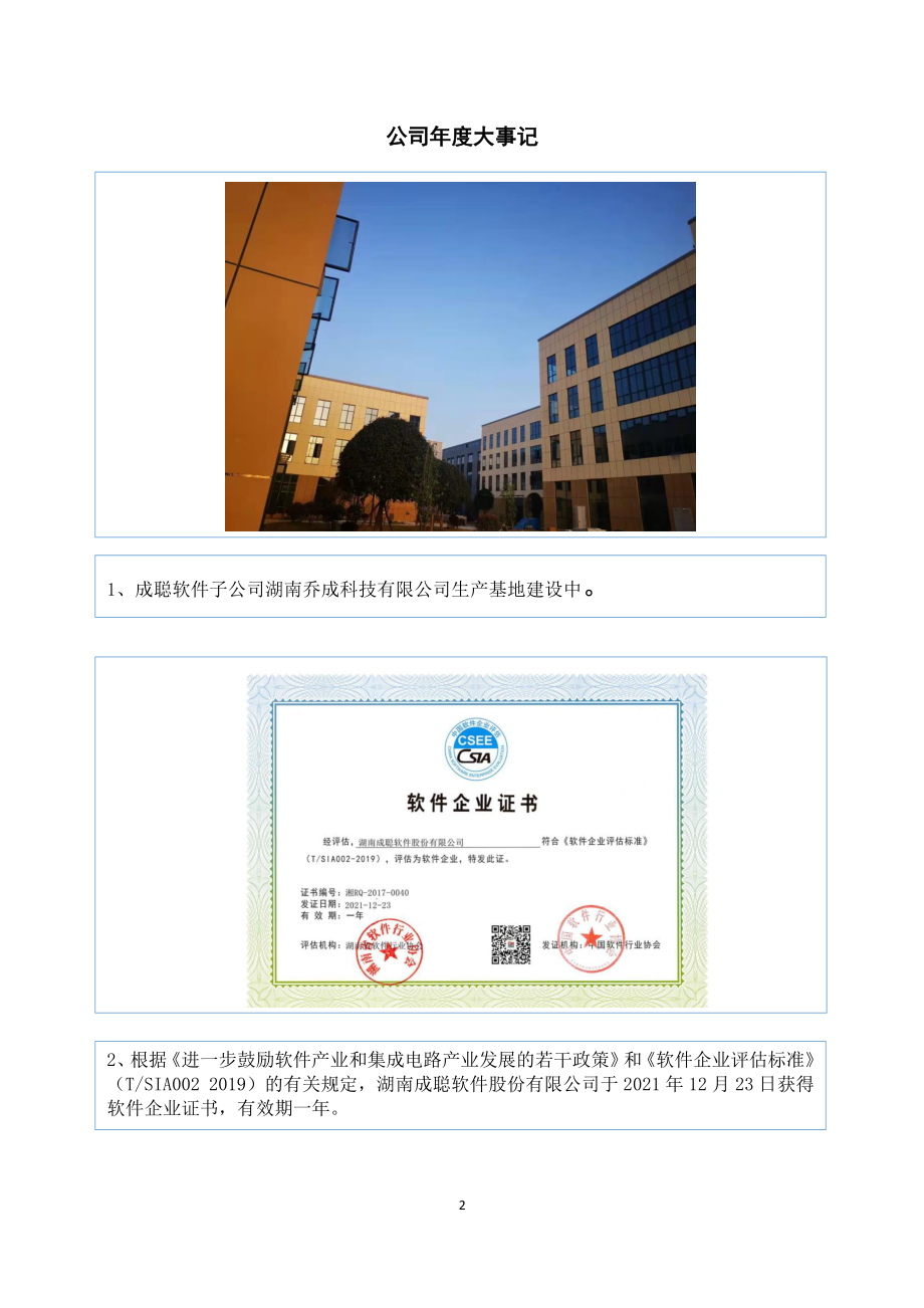 830905_2021_成聪软件_2021年年度报告_2022-04-27.pdf_第2页