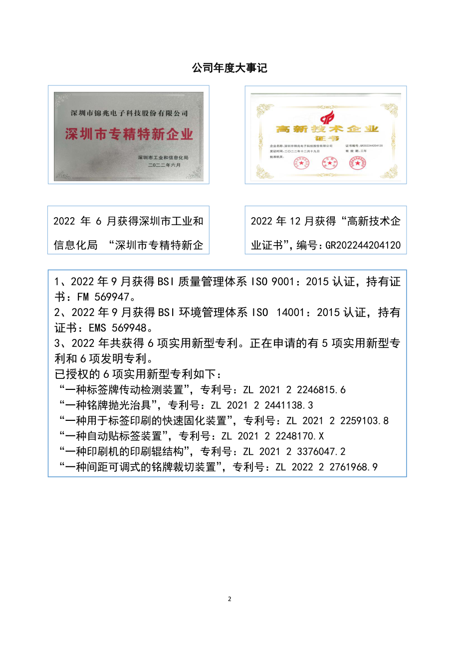 873182_2022_锦兆股份_2022年年度报告_2023-04-27.pdf_第2页