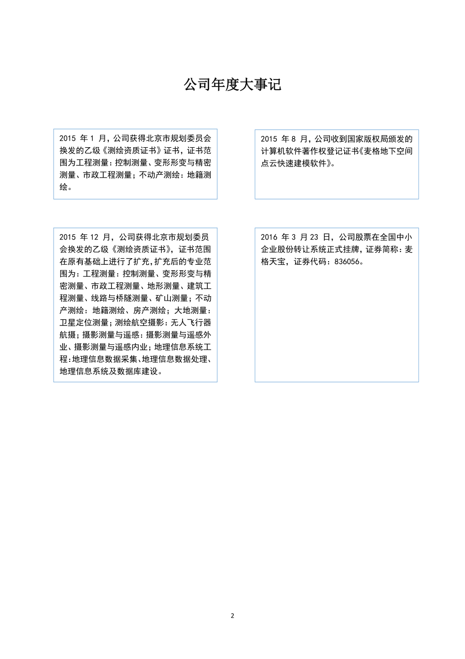 836056_2015_麦格天宝_2015年年度报告_2016-04-21.pdf_第2页