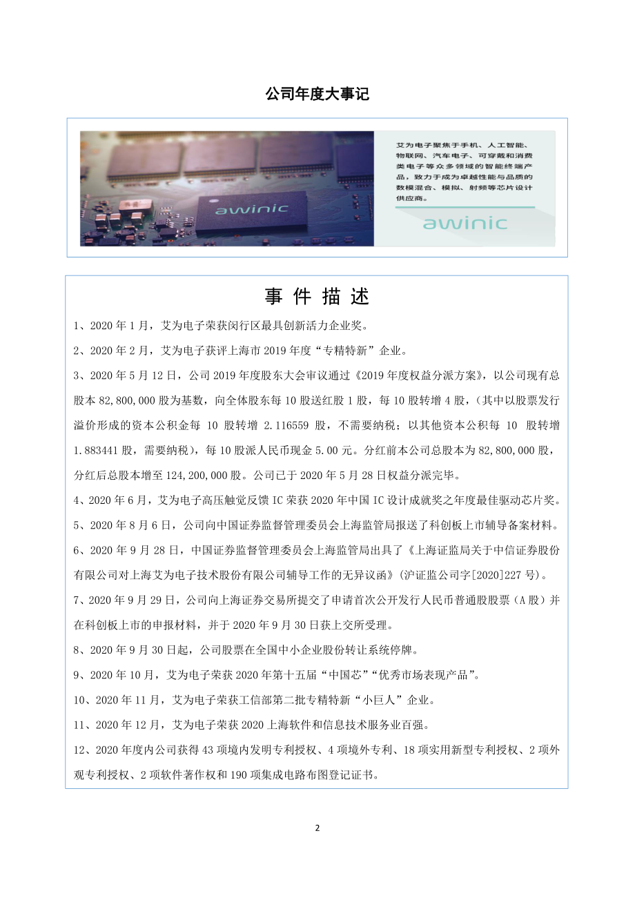 833221_2020_艾为电子_2020年年度报告_2021-03-30.pdf_第2页