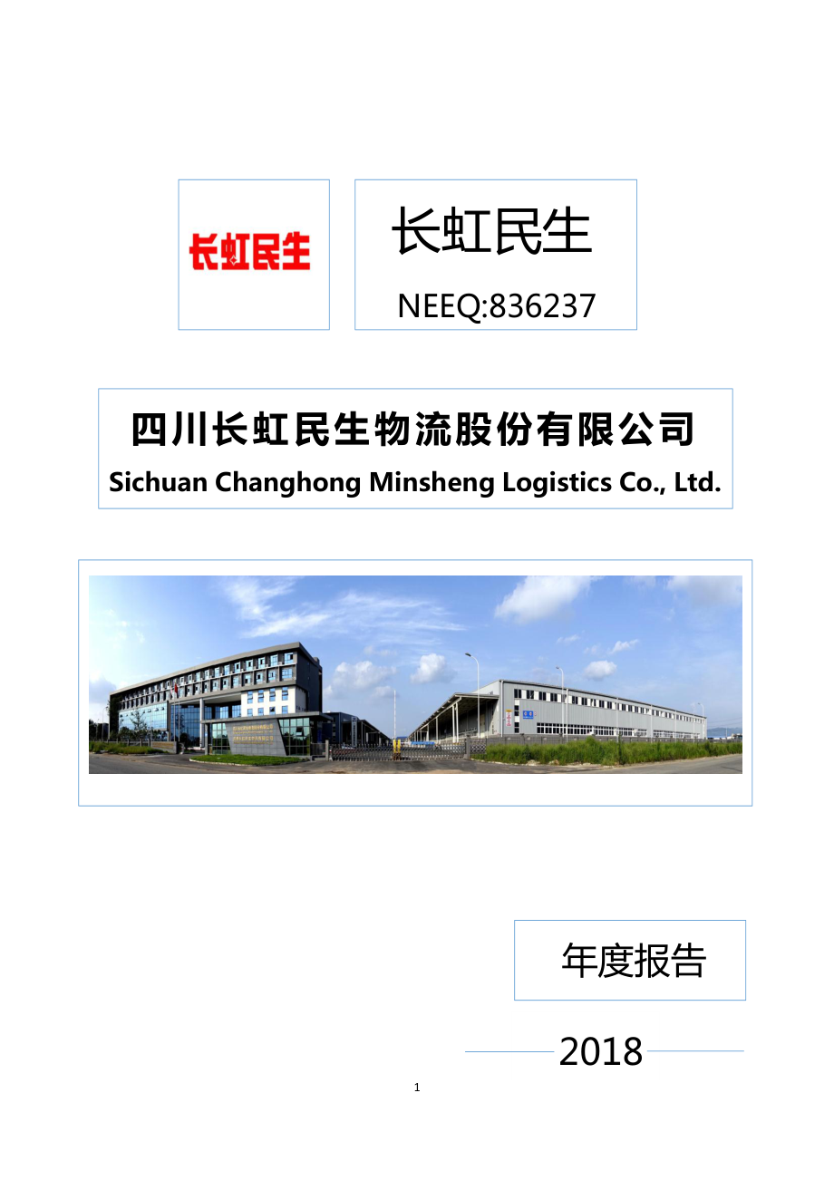 836237_2018_长虹民生_2018年年度报告_2019-04-17.pdf_第1页