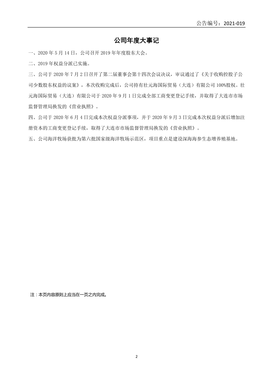 833901_2020_壮元海_2020年年度报告_2021-04-29.pdf_第2页